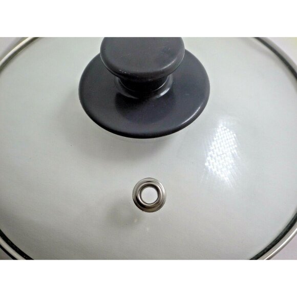 glass Sauce Lid 7 inch Cookware Pan Cover Vented Top - Picture 3 of 4